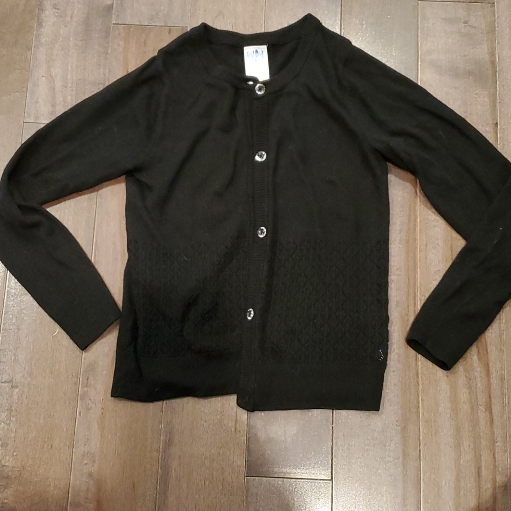Girls' Black Cardigan